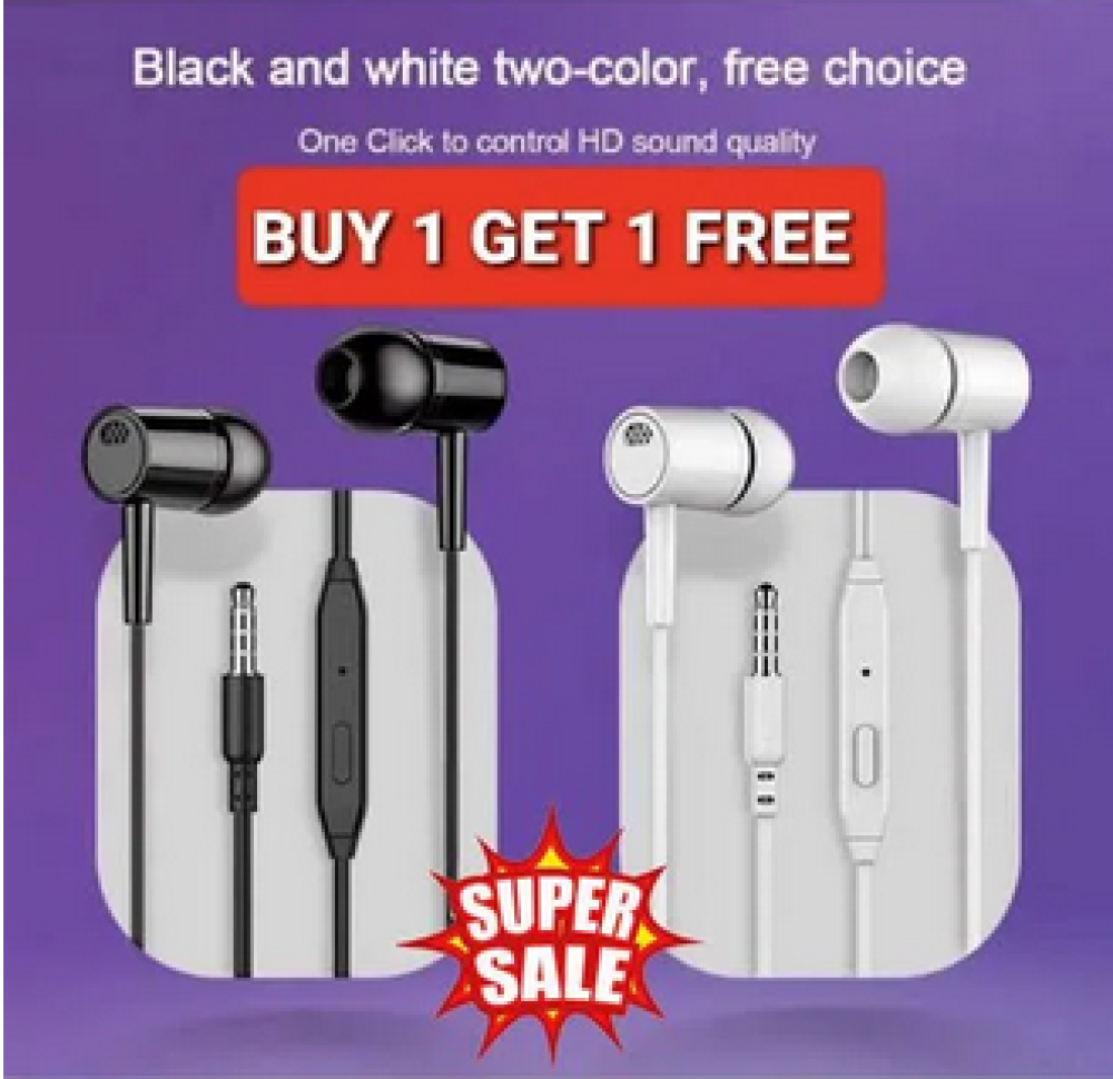 Buy 1 Get 1 Free L29 Handsfree High Bass Good Quality Good Sound.