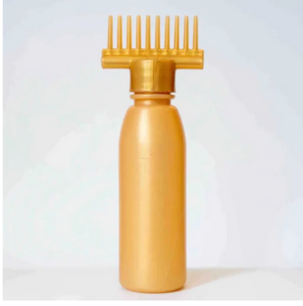 Hair Oil Bottle With Comb | Best For Dandruff & Hair Fall | Anti Lice Comb | Imported Multipurpose Applicator |