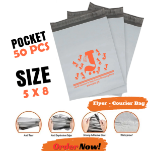 Bundle of 50 Pcs Mini Flyer Jaar Logo Size 5x8 + 2 inch flap